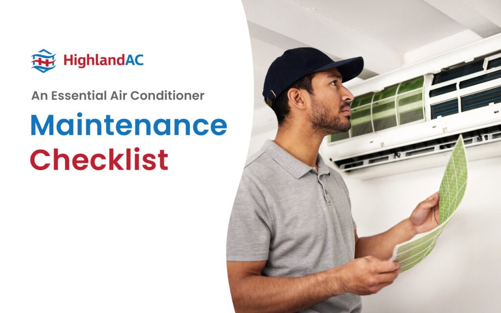 air conditioner maintenance checklist